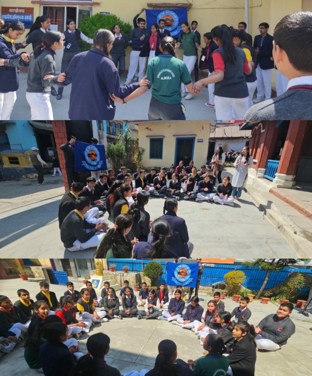 अल्मोड़ा: स्प्रिंगडेल्स सीनियर सेकेंडरी स्कूल के विद्यार्थियों ने बिखेरे होली के रंग, अनूठे संदेश के साथ रंगों से सजाया अल्मोड़ा शहर